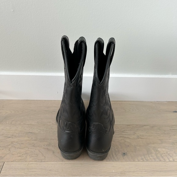 Justin Kid’s black cowboy boots size 2.5 - Picture 3 of 8